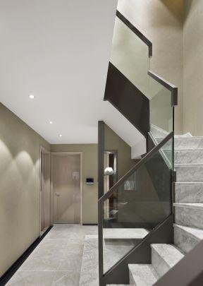 跃层房屋客厅楼梯装修装潢图赏析1576跃层装修室内楼梯设计效果图大全